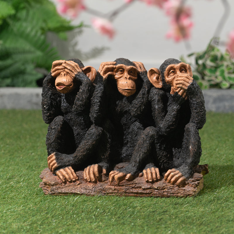 Monkey See, Hear and Speak No Evil Statue HI-LINE GIFT LTD.