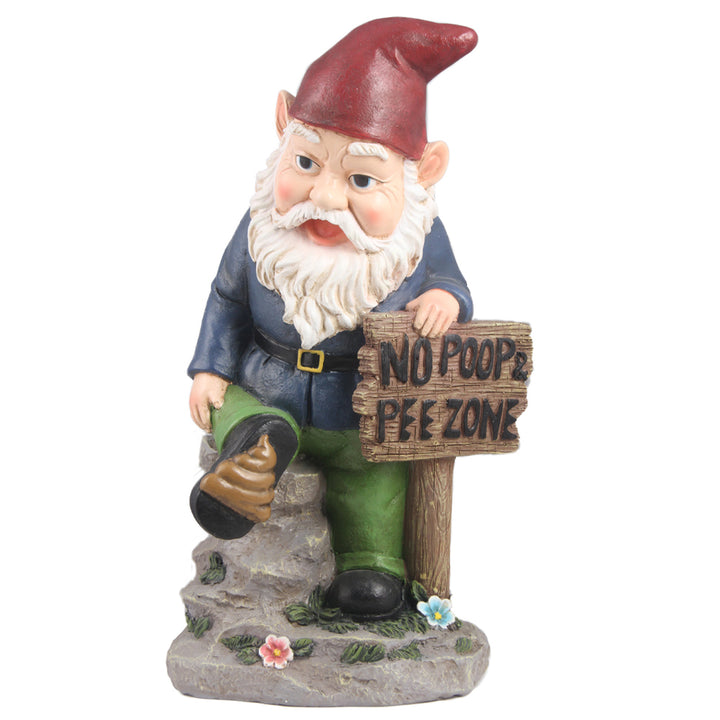 Gnome With Sign HI-LINE GIFT LTD.