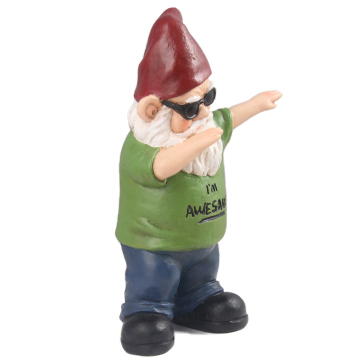 Gnome Iconic Dab - Green HI-LINE GIFT LTD.