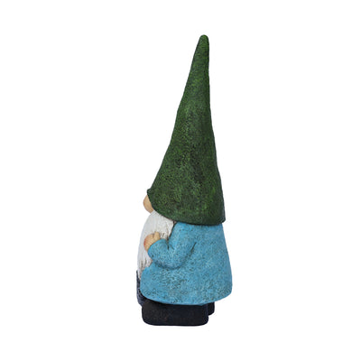 75616-15 - 16in Garden Gnome Statue Holding Shovel Hi-Line Gift Ltd.
