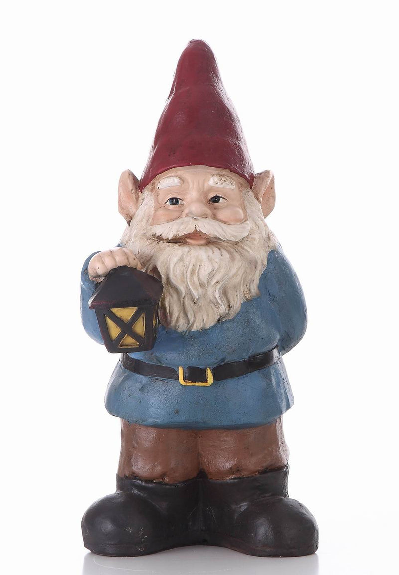 Gnome Holding A Lantern HI-LINE GIFT LTD.