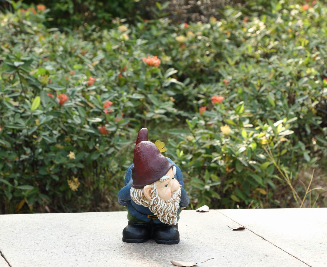 Hi-Line Exclusive - Gnome Mooning With  Butterfly Statue HI-LINE GIFT LTD.
