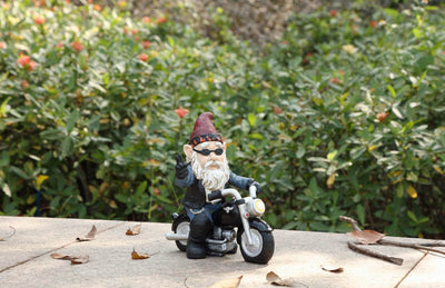 Hi-Line Exclusive - Peace Biker Gnome HI-LINE GIFT LTD.