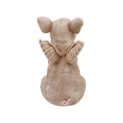 75617-C - 16.65" H Smiling Pig W/Wings Sitting Hi-Line Gift Ltd.