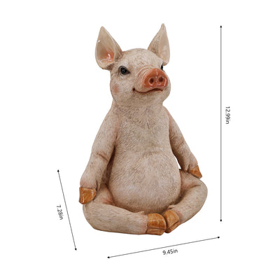 75617-D - Pig In Meditation Hi-Line Gift Ltd.