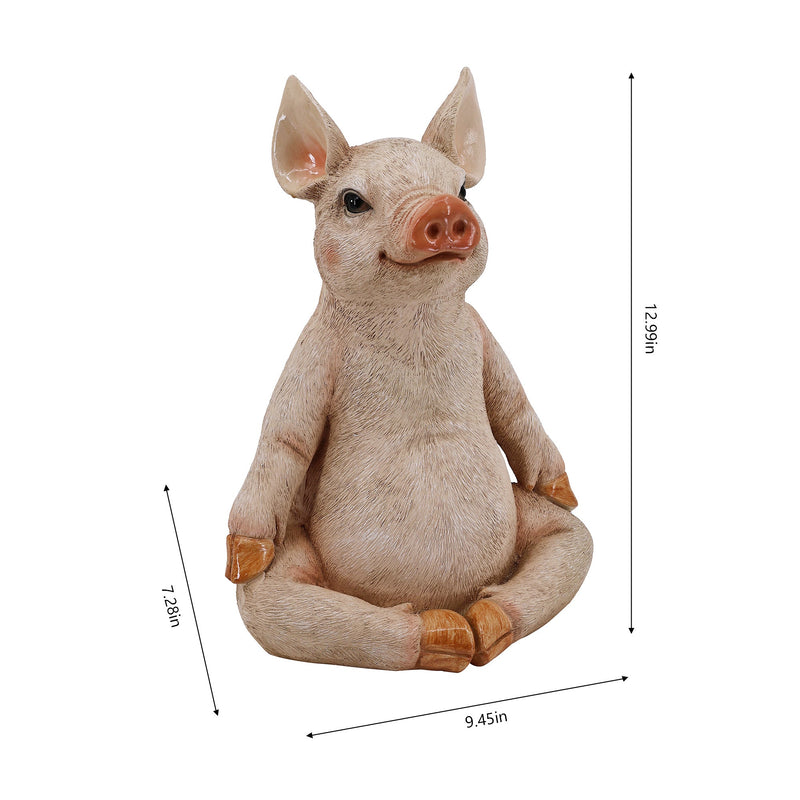 75617-D - Pig In Meditation Hi-Line Gift Ltd.