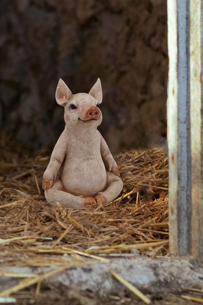 75617-D - Pig In Meditation Hi-Line Gift Ltd.