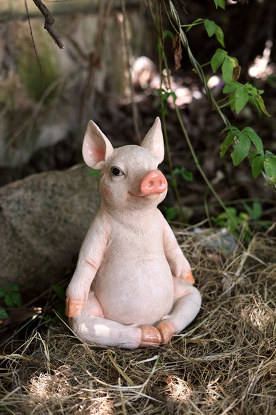 75617-D - Pig In Meditation Hi-Line Gift Ltd.