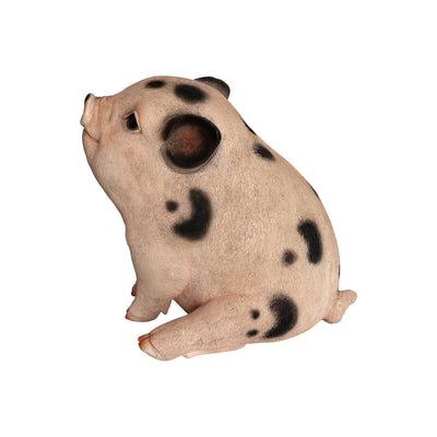 75617-F - Sitting Pig Looking Up Hi-Line Gift Ltd.