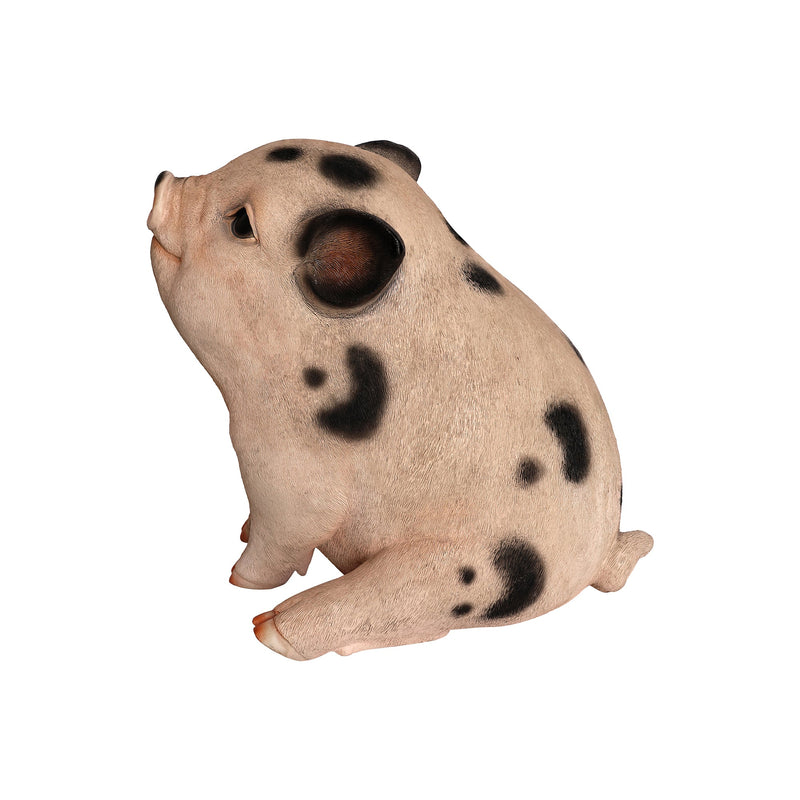 75617-F - Sitting Pig Looking Up Hi-Line Gift Ltd.