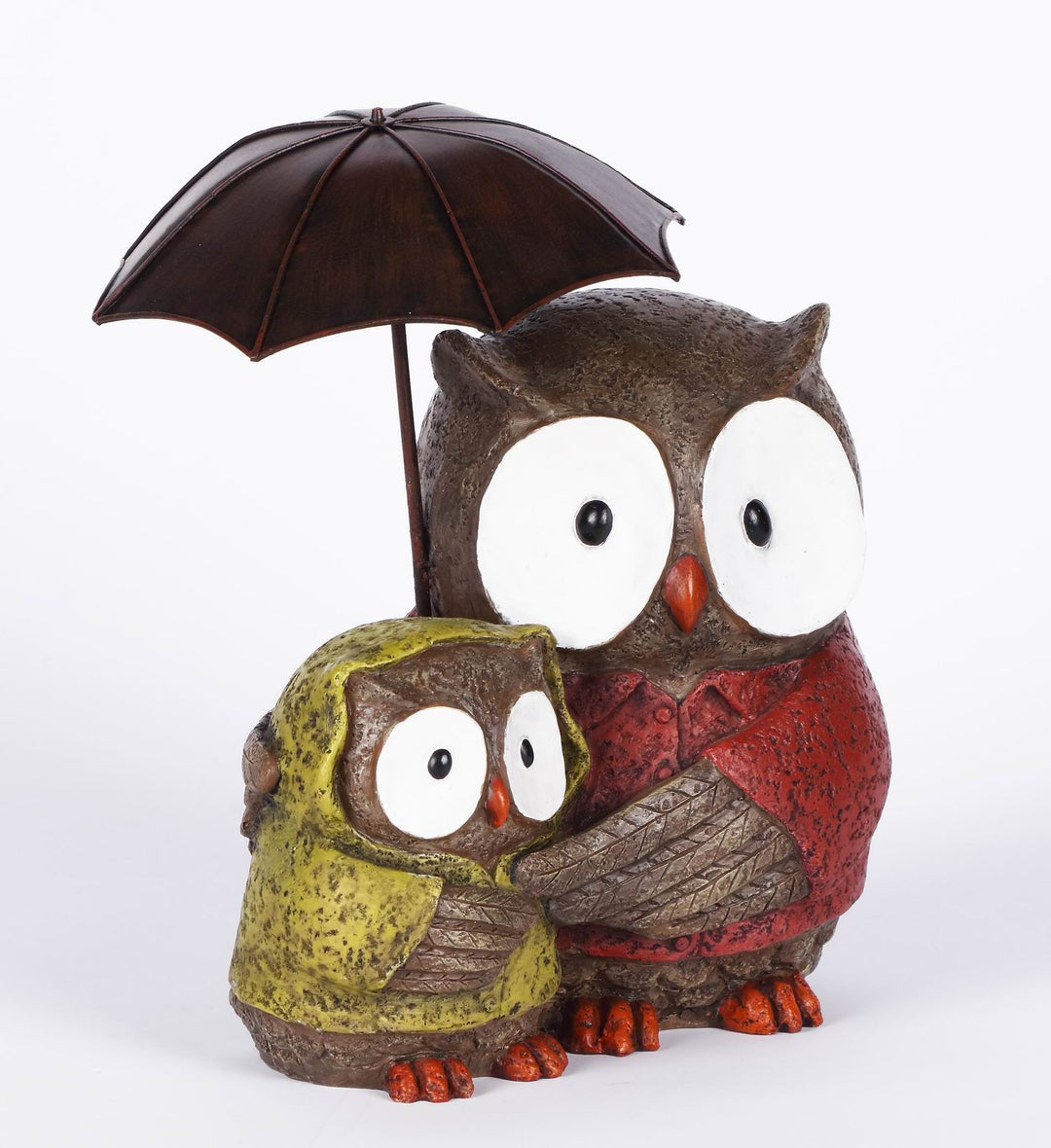 Hi-Line Exclusive - Mother And Baby Owl Under Umbrella HI-LINE GIFT LTD.