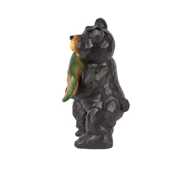 75619-D - Bears Hold Fish Welcome Sign Hi-Line Gift Ltd.