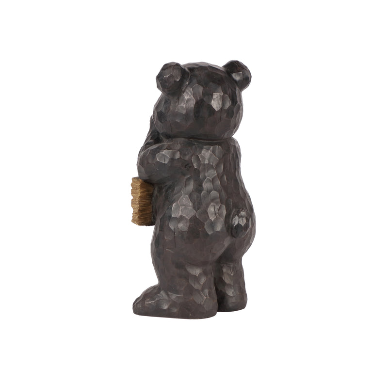 Bear Leans On Welcome Sign HI-LINE GIFT LTD.