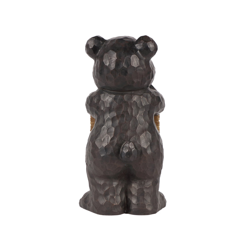 Bear Leans On Welcome Sign HI-LINE GIFT LTD.