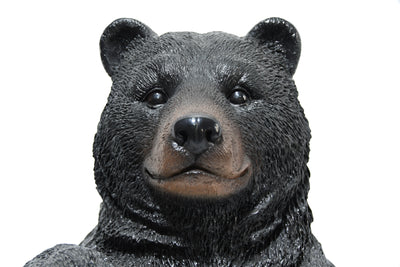 75619-N - Welcome Bear Haven: Standing Black Bear with Heartwarming Welcome Sign Hi-Line Gift Ltd.