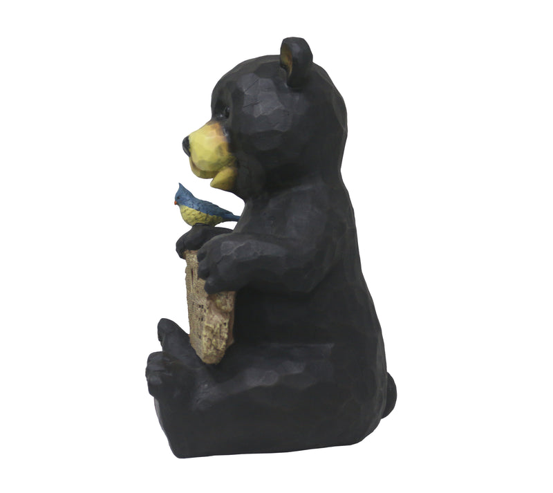 75619-T - Sitting Bear Holding Love Sign Garden Decor Hi-Line Gift Ltd.