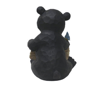 75619-T - Sitting Bear Holding Love Sign Garden Decor Hi-Line Gift Ltd.