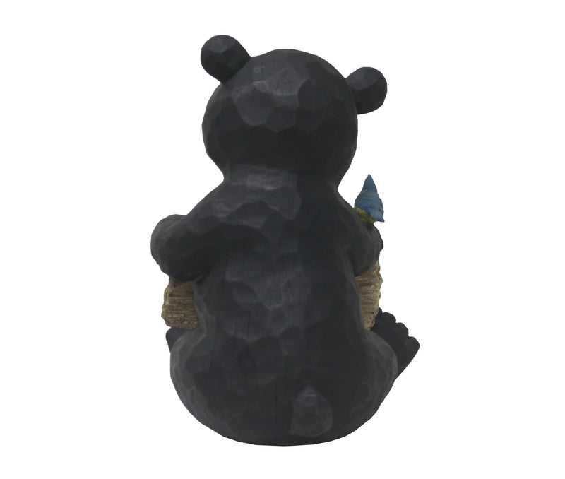 75619-T - Sitting Bear Holding Love Sign Garden Decor Hi-Line Gift Ltd.