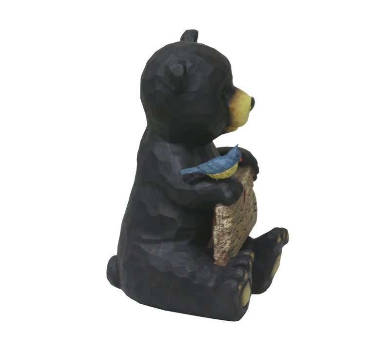 75619-T - Sitting Bear Holding Love Sign Garden Decor Hi-Line Gift Ltd.