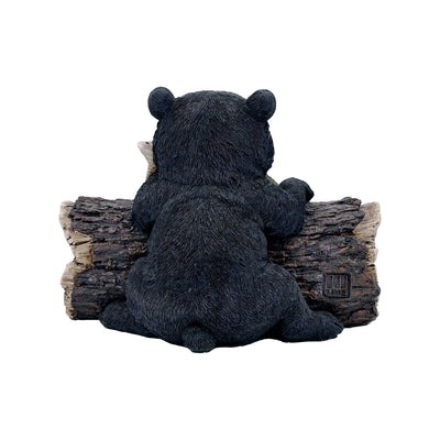 75619-W - Black Bear W/Gone Fishing Sign Hi-Line Gift Ltd.