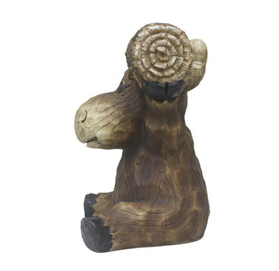 75624-D - Moose Cub Holding Welcome Sign Garden Decor Hi-Line Gift Ltd.
