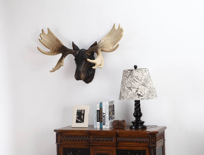 Moose Head Hangs on Wall - Statue HI-LINE GIFT LTD.