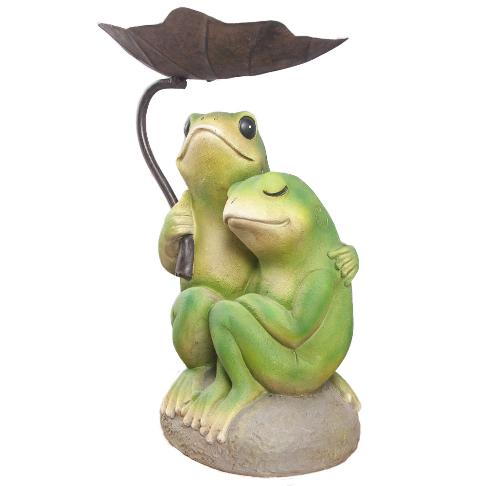 Frog Couple Under Umbrella HI-LINE GIFT LTD.