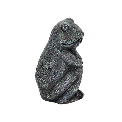 75627-B - Thinking Frog Garden Statue Hi-Line Gift Ltd.