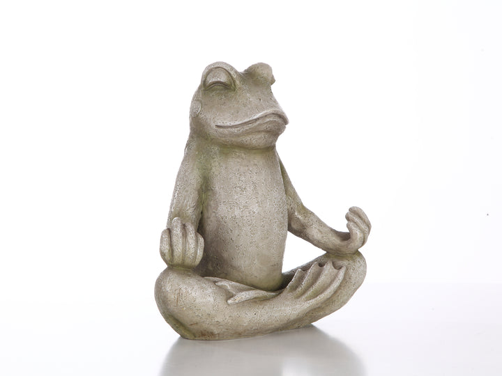 Hi-Line Exclusive - Frog Sitting Lotus HI-LINE GIFT LTD.