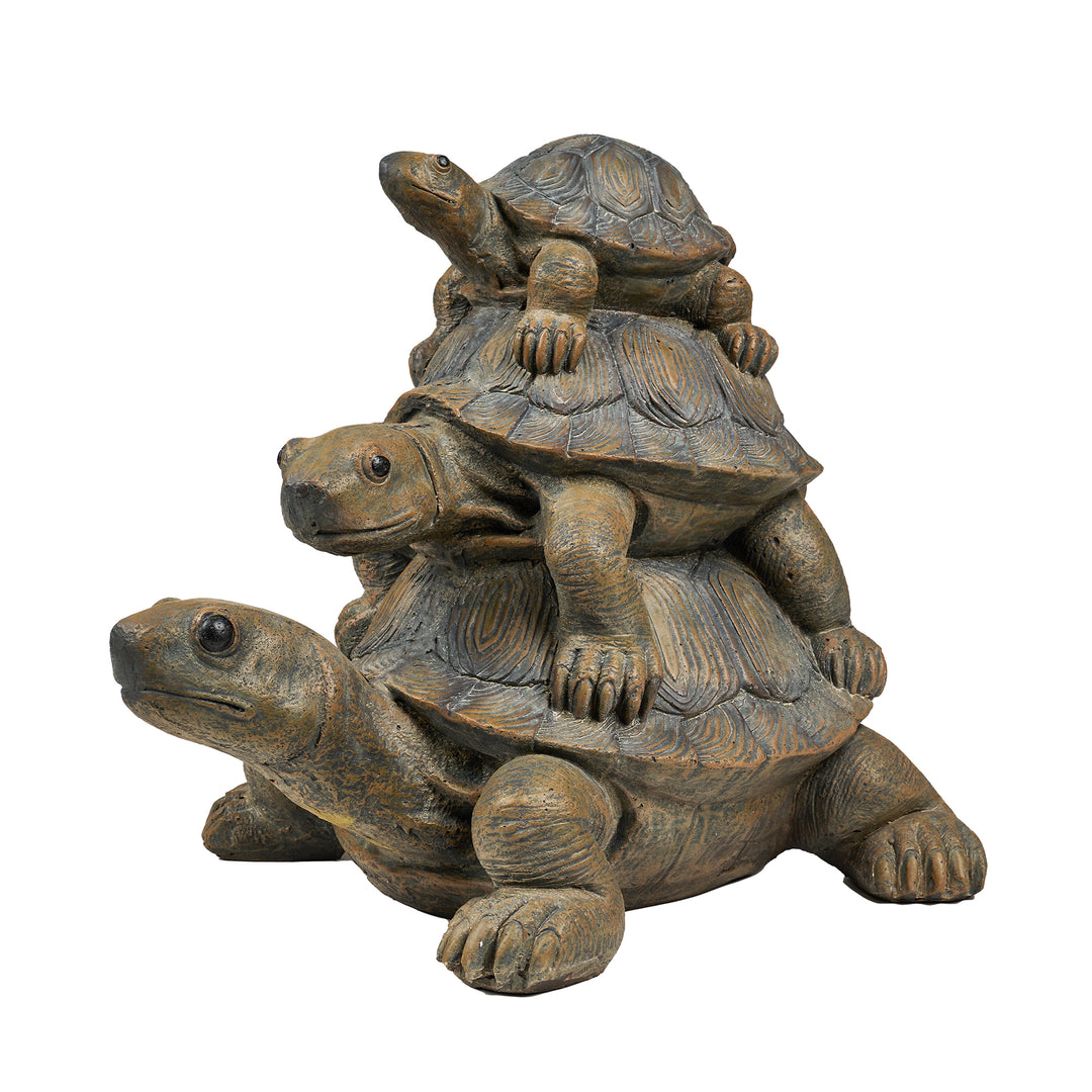 Stacked Turtle Family HI-LINE GIFT LTD.