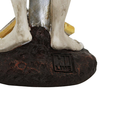 75635-C - Alien Resin Statue W/Welcome Sign Hi-Line Gift Ltd.
