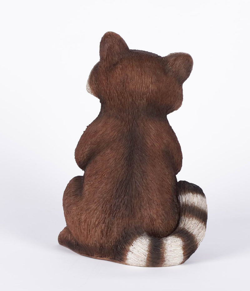 Racoon Holding Acorn Statue HI-LINE GIFT LTD.