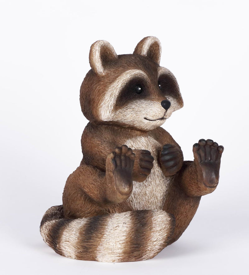 Racoon Sitting Statue HI-LINE GIFT LTD.
