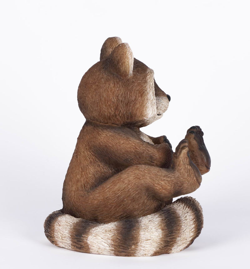 Racoon Sitting Statue HI-LINE GIFT LTD.