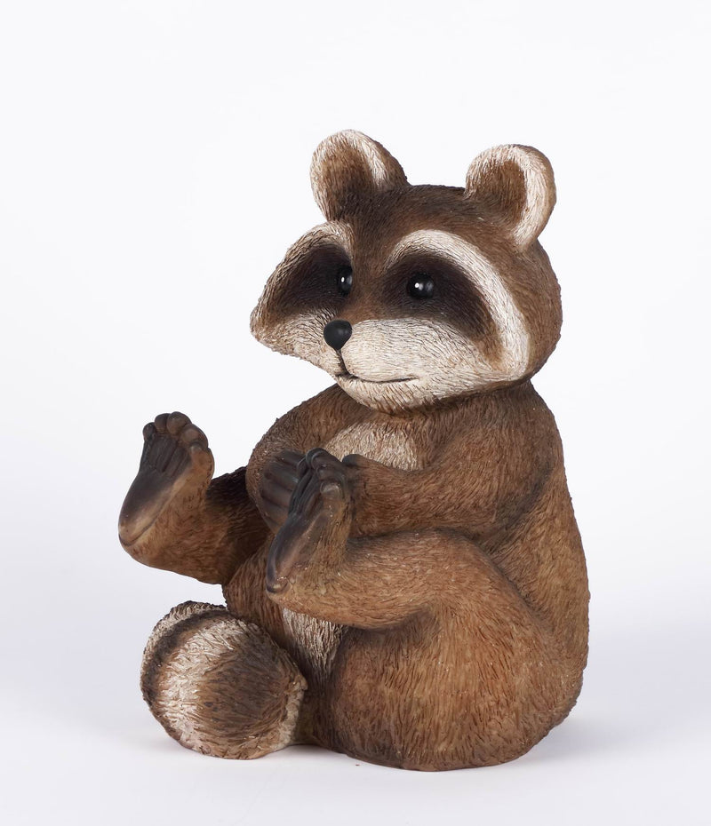 Racoon Sitting Statue HI-LINE GIFT LTD.