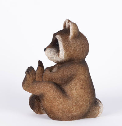 Racoon Sitting Statue HI-LINE GIFT LTD.