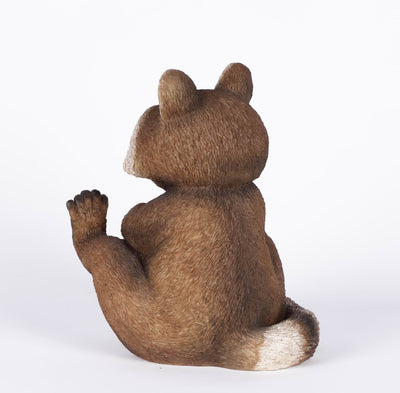 Racoon Sitting Statue HI-LINE GIFT LTD.
