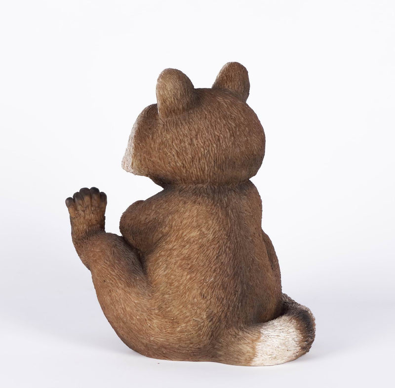 Racoon Sitting Statue HI-LINE GIFT LTD.