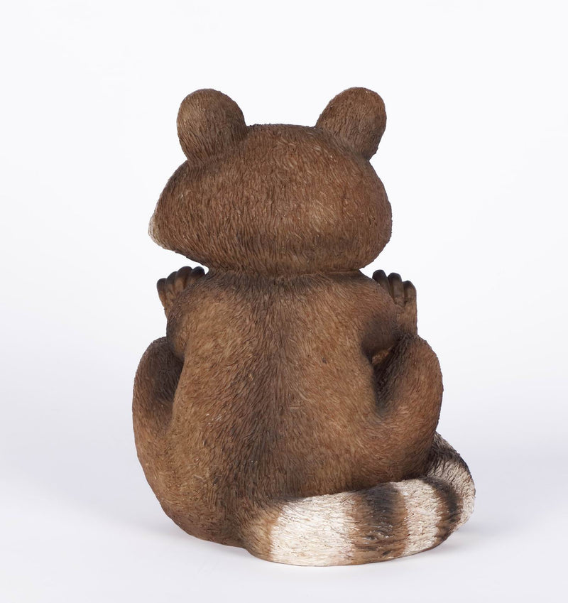 Racoon Sitting Statue HI-LINE GIFT LTD.