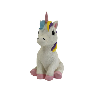 75640-B - 17.8" H Unicorn Polyesin Statue Hi-Line Gift Ltd.