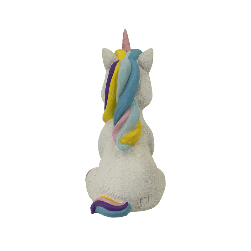 75640-B - 17.8" H Unicorn Polyesin Statue Hi-Line Gift Ltd.