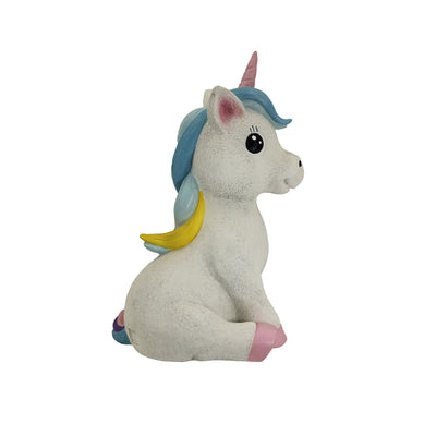 75640-B - 17.8" H Unicorn Polyesin Statue Hi-Line Gift Ltd.