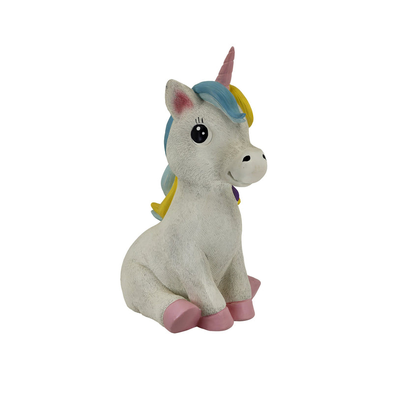75640-B - 17.8" H Unicorn Polyesin Statue Hi-Line Gift Ltd.