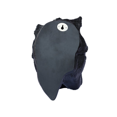 75642-C-BK - Dinosaur Head Sculpture Black Color Wall Mounted Ornament Hi-Line Gift Ltd.