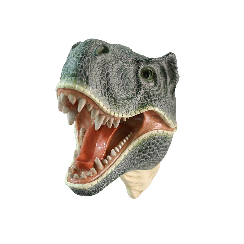 75642-C - Dinosaur Head Sculpture Wall Mounted Ornament Hi-Line Gift Ltd.