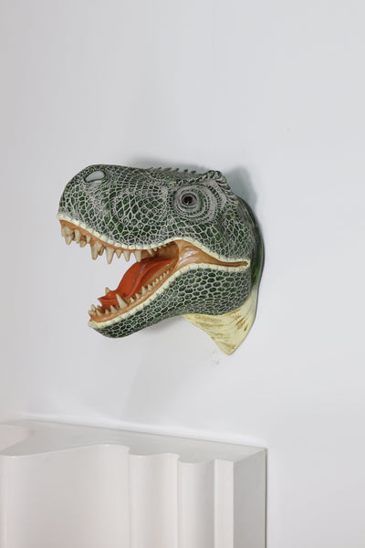 75642-C - Dinosaur Head Sculpture Wall Mounted Ornament Hi-Line Gift Ltd.