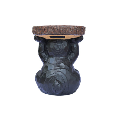 75643-B - Bear Statue Plant Stand w/Solar Light Hi-Line Gift Ltd.