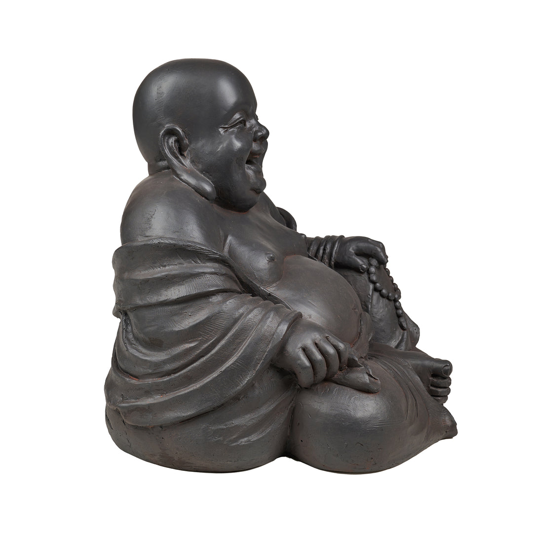 Buddha Sitting Holding Beads HI-LINE GIFT LTD.