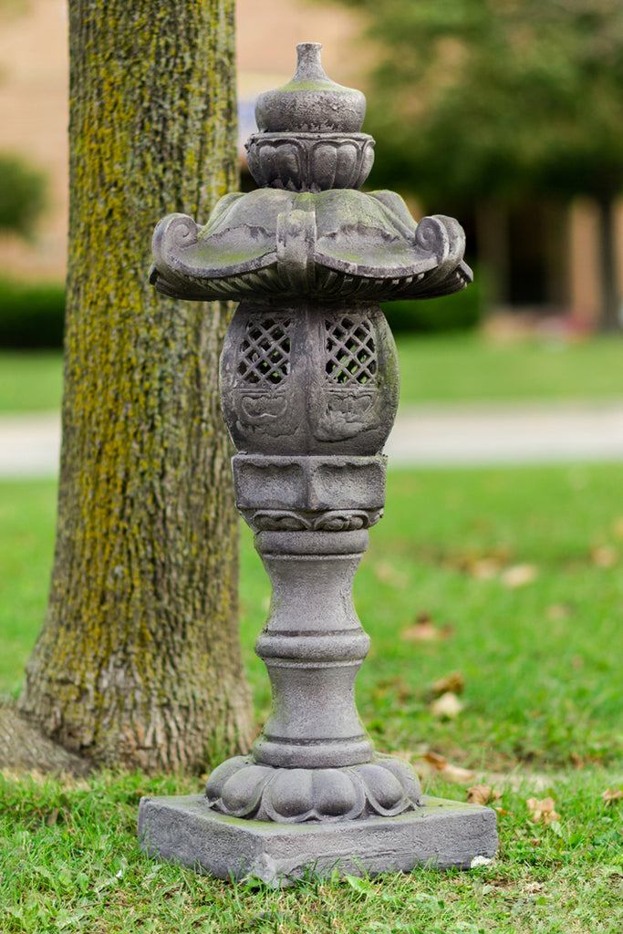Hi-Line Gift Ltd. Pagoda-Style Stone Lantern