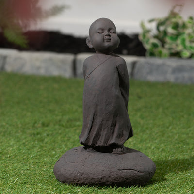 Baby Buddha Standing Black Rust HI-LINE GIFT LTD.